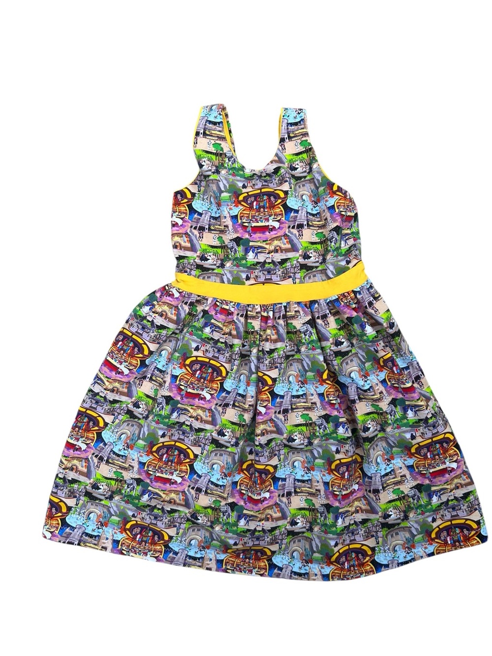 Disney Star Wars The Edge AOP Girls’ Sundress OOAK Unique Tie Back 6 Years